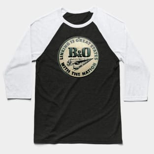 B&O Railroad 1 Baseball T-Shirt